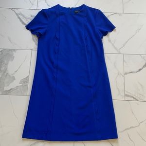 Tahari Arthur Levine Scalloped Royal Blue Dress 💙
